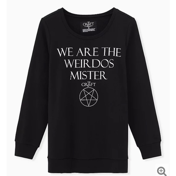 Torrid the craft crewneck sweatshirt size 00 - Picture 3 of 4